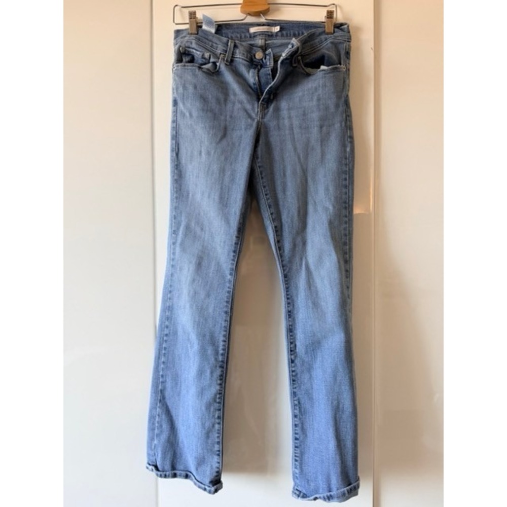 Levi's Classic Bootcut Jeans Light Wash Size 8 Mid Rise 5-Pocket